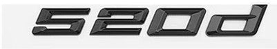 Black/Chrome 5th-Series Trunk Emblem