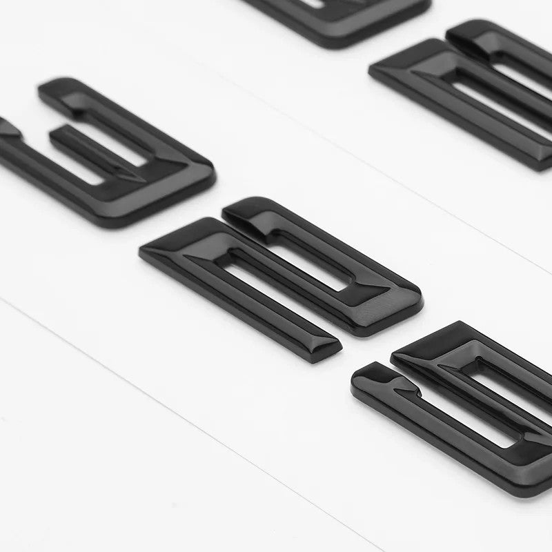 Black/Chrome 3rd-Series Diesel Trunk Emblem