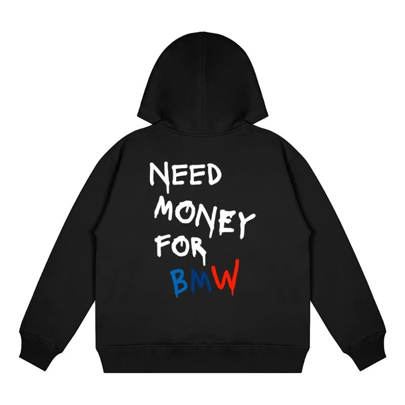 BMW Men's Hoodie - Need Money For BMW