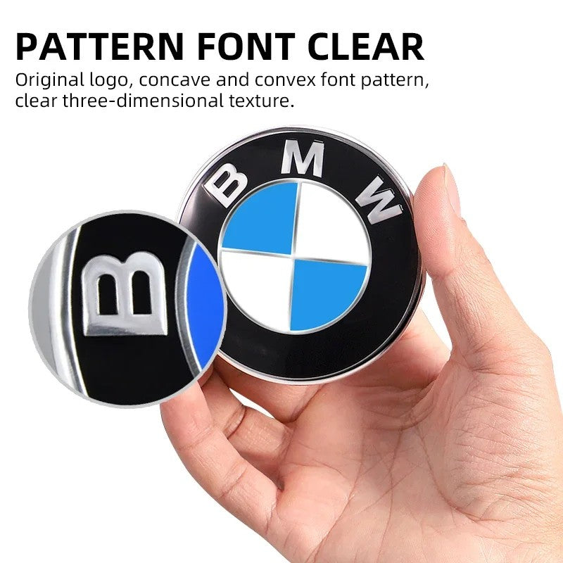 BMW Original Wheel Center Hub Cap Set (2-Piece)
