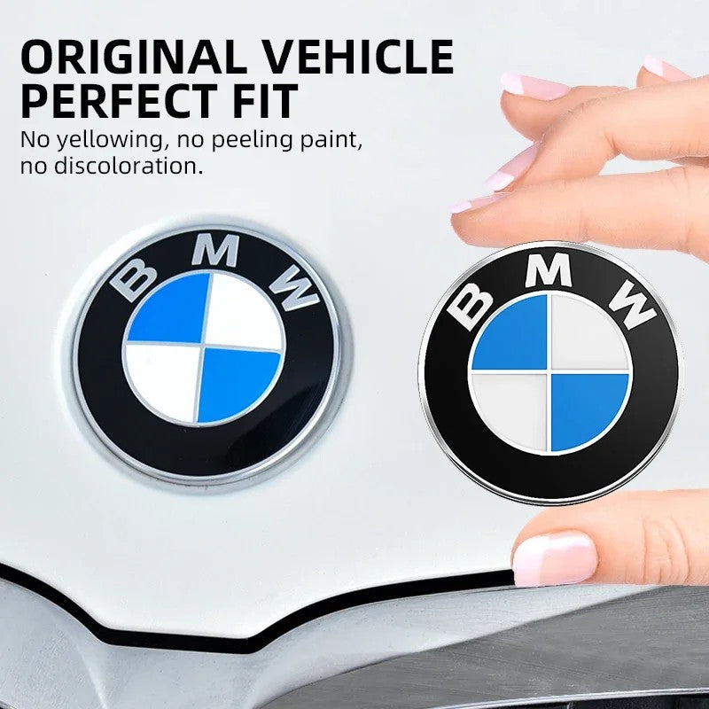 BMW Original Wheel Center Hub Cap Set (2-Piece)